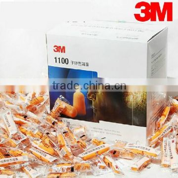 3M 1100 earplug high quality anti-noise earplugs , foam earplugs ,bullet earplugs, soundproof earplugs