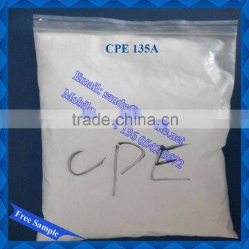 PVC Impact Modifier CPE 135A, pvc pipe additves