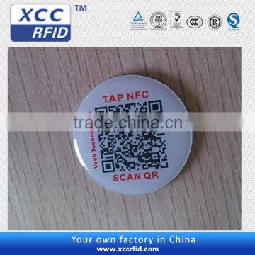 RFID QR sticker epoxy tag