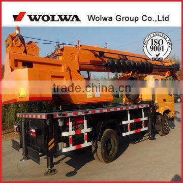 Wolwa 12ton dilling truck crane for Russia & Middle Asia market