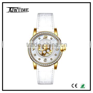 china supplier 2016 fashion clock women watches flower custom diamond watch,ladies luxury quartz watches relojes de mujer