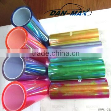 chameleon headlight tint film / car light vinyl / chameleon car light sticker