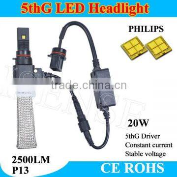 New design 5th Generation headlight 9005 9006 H1 H3 H7 H8 H9 H10 H11 H16 880 881 P13W lighting led