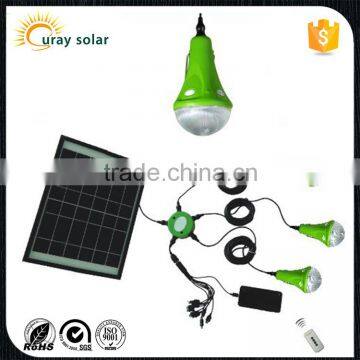 high quality aluminum mini portable 6w 9w 12w solar lighting system for home