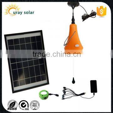 2016 new products ce rohs approved indoor portable 6w solar home lighting kit