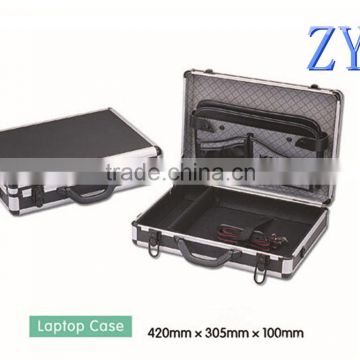 custom made aluminum briefcase black laptop suitcase