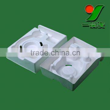 100% Biodegradable Sugarcane Molded Paper Pulp Tray. Composable Earphone and Headphone Packaging Trays photo-3