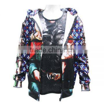 2015 Cheap High Quality men Custom printing beautiful boy image hoody