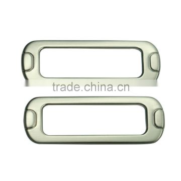 High quality metallic zinc alloy bag making accessories rectangle buckles 30mm