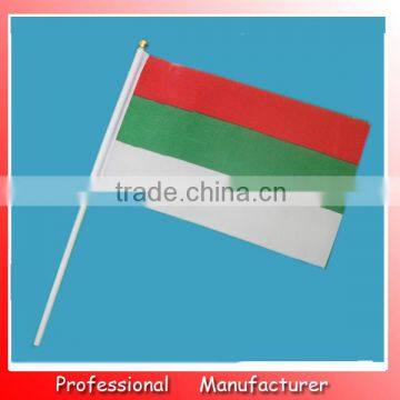 50*70cm Hand Held Flag,red Black Red Flag,68D Polyester Flag
