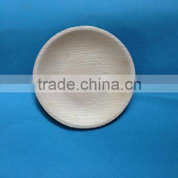 6'' palm leaf round plate