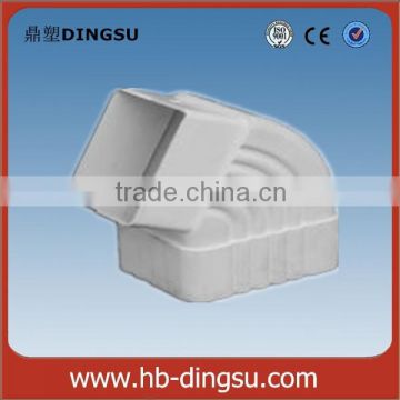 Plastic PVC rain gutter 90 degree downspout elbow