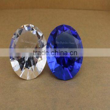 Various crystal glass diamond,colored crystal diamonds for wedding table decoration