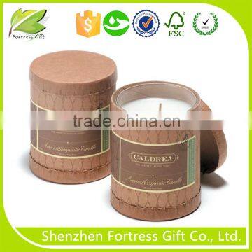 wholesale luxury round candle paper packaging box