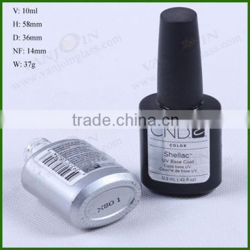 10ML Black and White Glass Bottle for Nail Polish