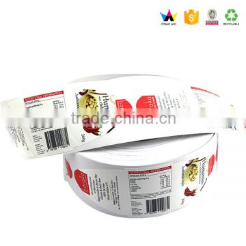 Alibaba China health food sticker for food packaging