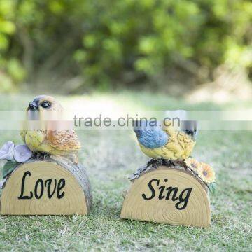 Wholesale Cheap Garden Resin Birds for Home Decoration