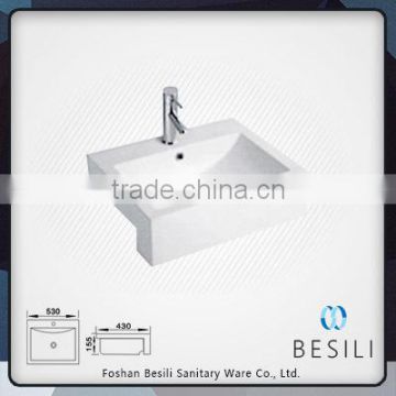 Semi counter hand wash basins for D8058