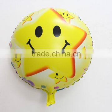 2015 New Design 18 Inch Smiling Face Foil Helium Toy Balloons photo-6