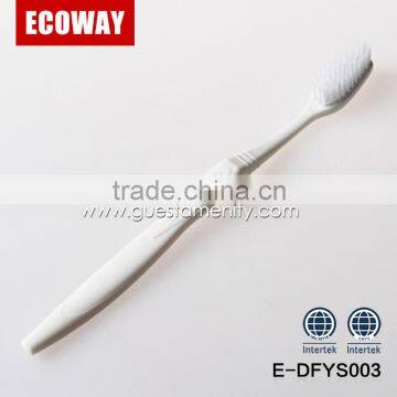 new design biodegradable disposable hotel toothbrush travel toothbrush for adults