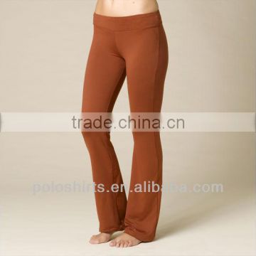 Ladies High Quality 87% Supplex 13% Lycra Fitness Pants Yoga Wear for Women