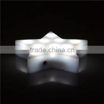 Cool White LED Star Vase Light