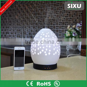 Essential aroma diffuser, ultrasonic fragrance nebulizer, led mist generator