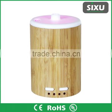 2016 new DESIGN bamboo spray nozzle led & aromatherapy aroma diffuser