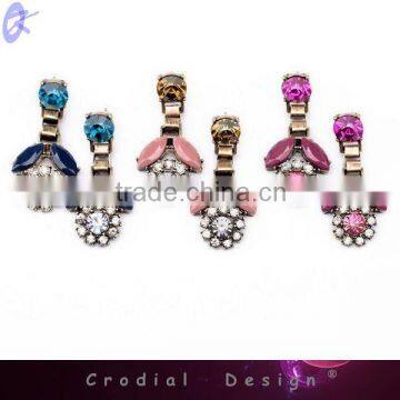 Newest Products Wholesale Cheap Jewelry Trendy Fashion Crystal Pendant Earrings For Women Jewelry