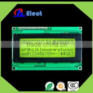 2004 positive dot-matrix yellow green custom lcd module display