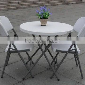 80cm Small Round Plastic Folding Table photo-3
