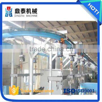 Automatic through type hanger shot blasting machine