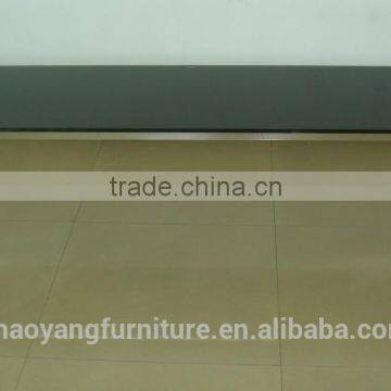 Rectangle TV Stand With Black Glass Top(TV2046)