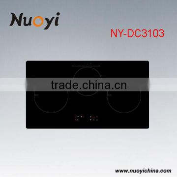 2016 hot small kitchen design infrared 3 burner induction cooker with fast shipping