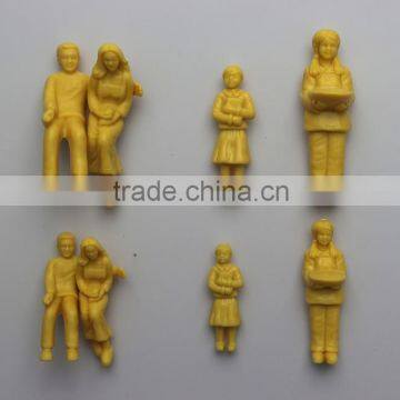 artificial model human skin sitting figure, architectural scale models figure, model skin resin figure for 1/30