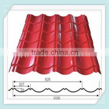828 Color Steel Metal Glazed Tile Roofing Rolling Machine Manufacturing In China photo-3