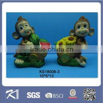 home decoration pieces new year zodiac monkey resin figurine