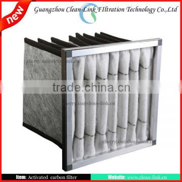 Activated carbon bag filter