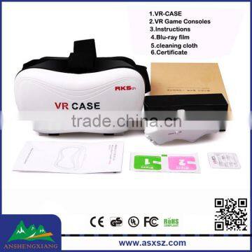 Best selling VR Case 3d Virtual Reality Helmet Video Glasses Oculus Rift for Smartphone 4.7-6 inch