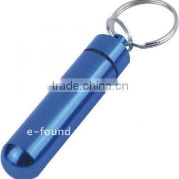 Promotion metal Box Keychain,Earplug container