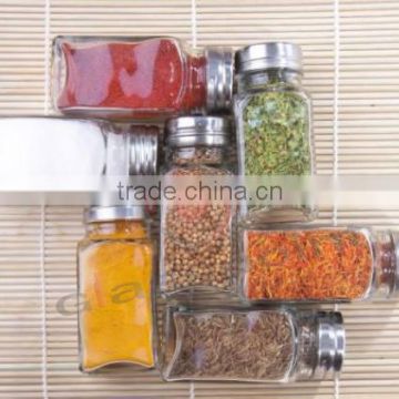 50ml spice glass bottle with metal cap