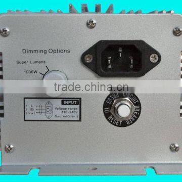 Remote Ballasts 250W~1000 Watt 120V~240V HPS&MH (HID electronic ballast,dimming ballast,digital ballast)