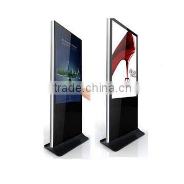 55" rounded stand-alone vertical advertising player custom logo/shell/function