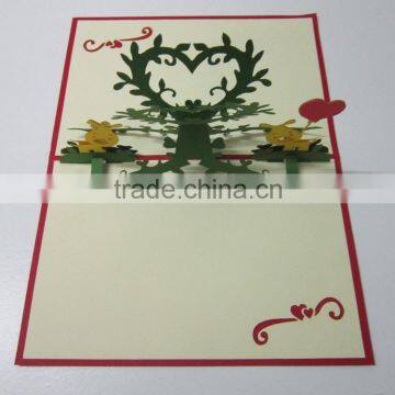 Puppy Love 3d Pop up Greeting Card photo-3