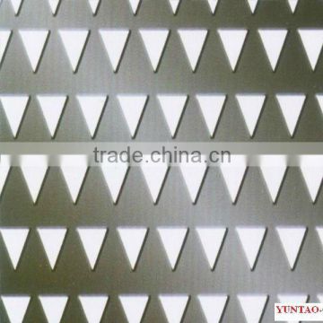 different holes shape perforated mesh