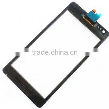 China factory touch screen lens glass touch panel touch digitizer assembly for Sony Xperia C2004