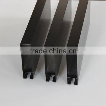 Black Powder Coated Modern Moisture-proof Aluminum Suspended Baffle Ceiling With Factory Price photo-5