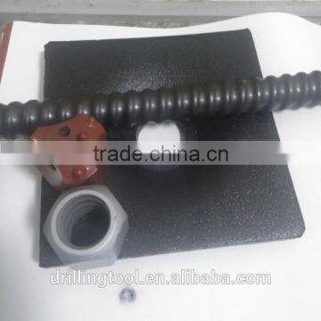 R38N Galvanized Drill Soil Foundation Stabilization Self Drilling Injection Soil Nailing Anchor