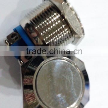 19mm normally open/normally closed flat shape emergenct push button switch