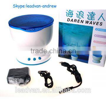 Daren Waves Night Light Projector Speaker Lamp